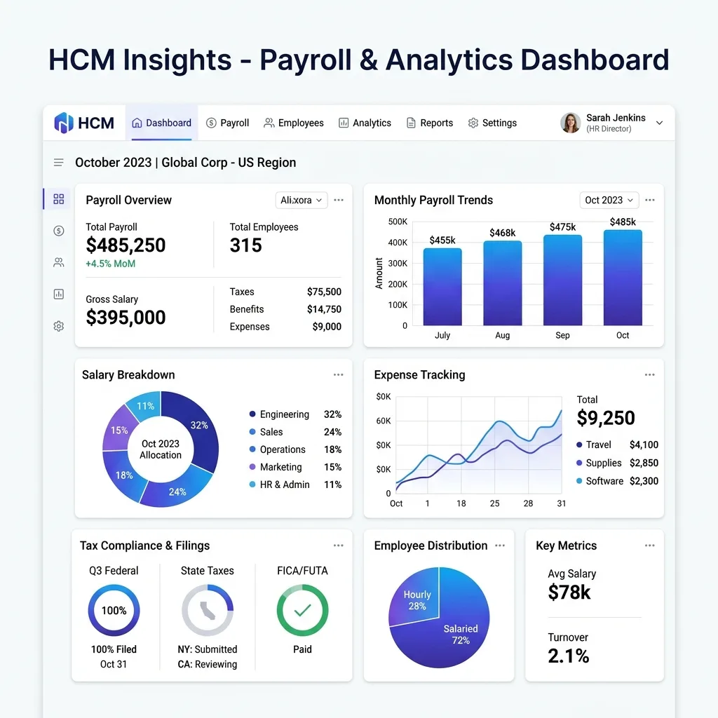 SmartHR Payroll Analytics